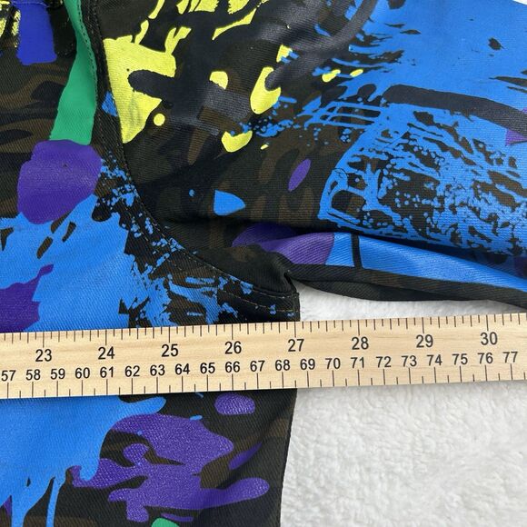 Sacred Crown Men's 4XL Painted Camo Jacket Battle - Graffiti Trucker NWT - Picture 4 of 10